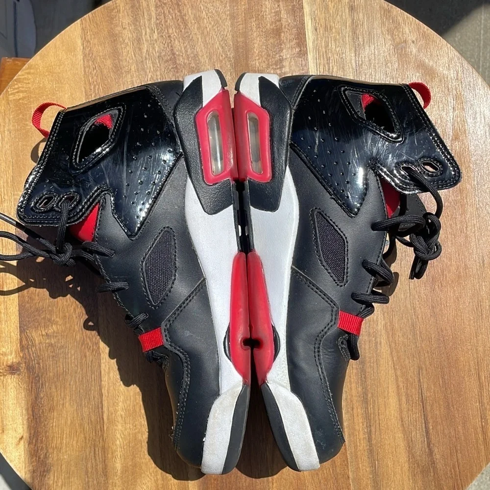Jordan Flight Club 91 Black University Red White (GS) Size 5.5Y US/38 EU